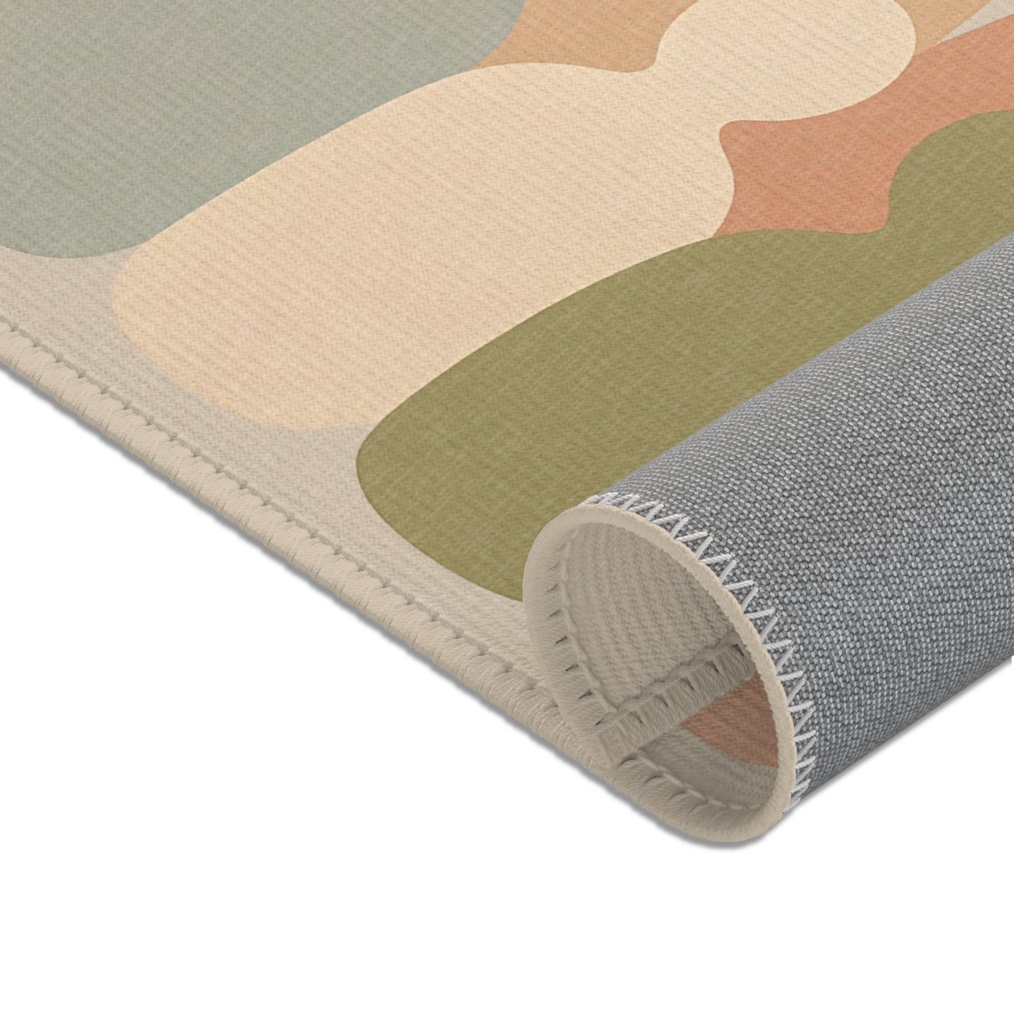 Tapis Émotionnel Minimaliste – “Étreintes Murmurées” 🤍