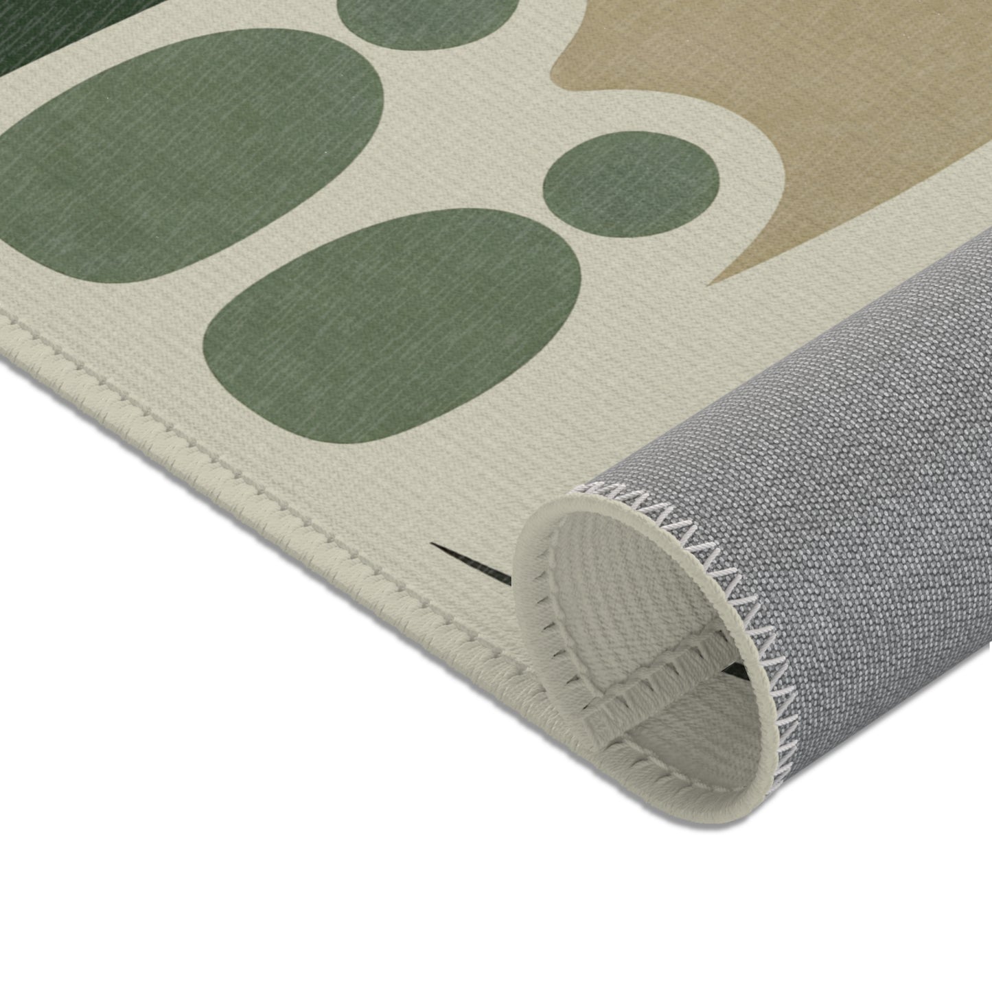 Japanese Zen Rug “Shizukesa” – Emotional Abstract Design for Living Room or Bedroom