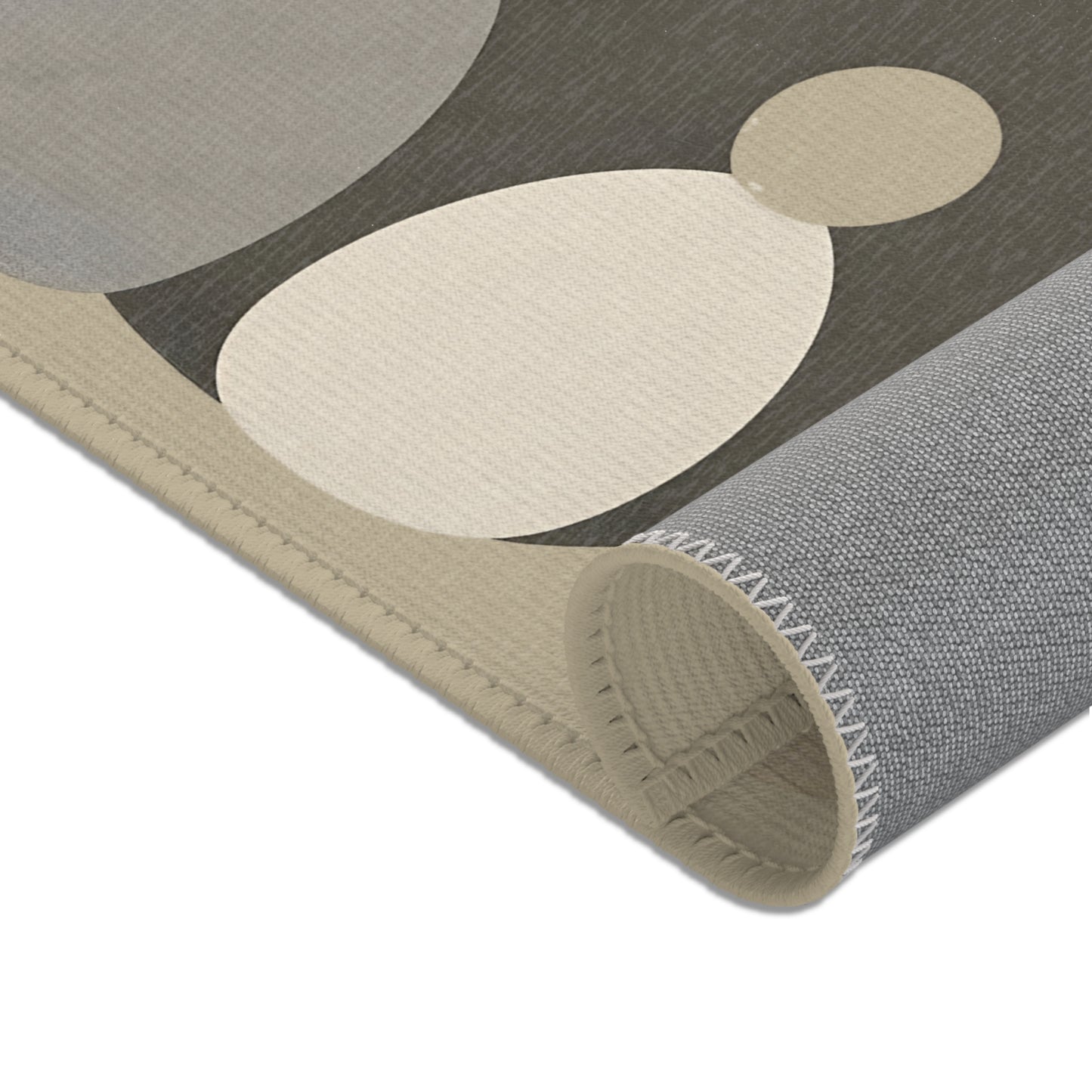 Alfombra zen japonesa «Shinzen»: diseño abstracto y emotivo para sala de estar o dormitorio.