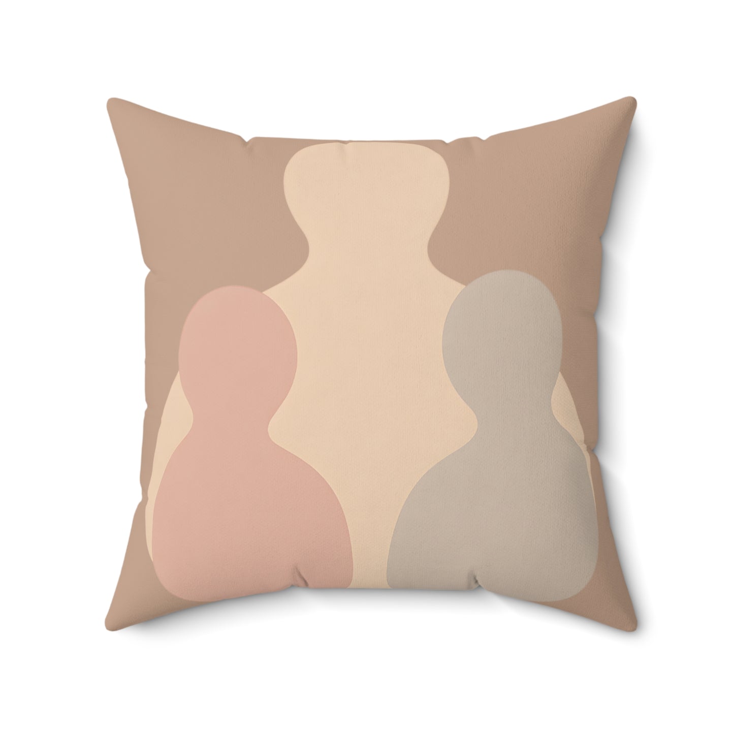 Coussin Émotionnel Minimaliste – “Étreinte Invisible” 🤍