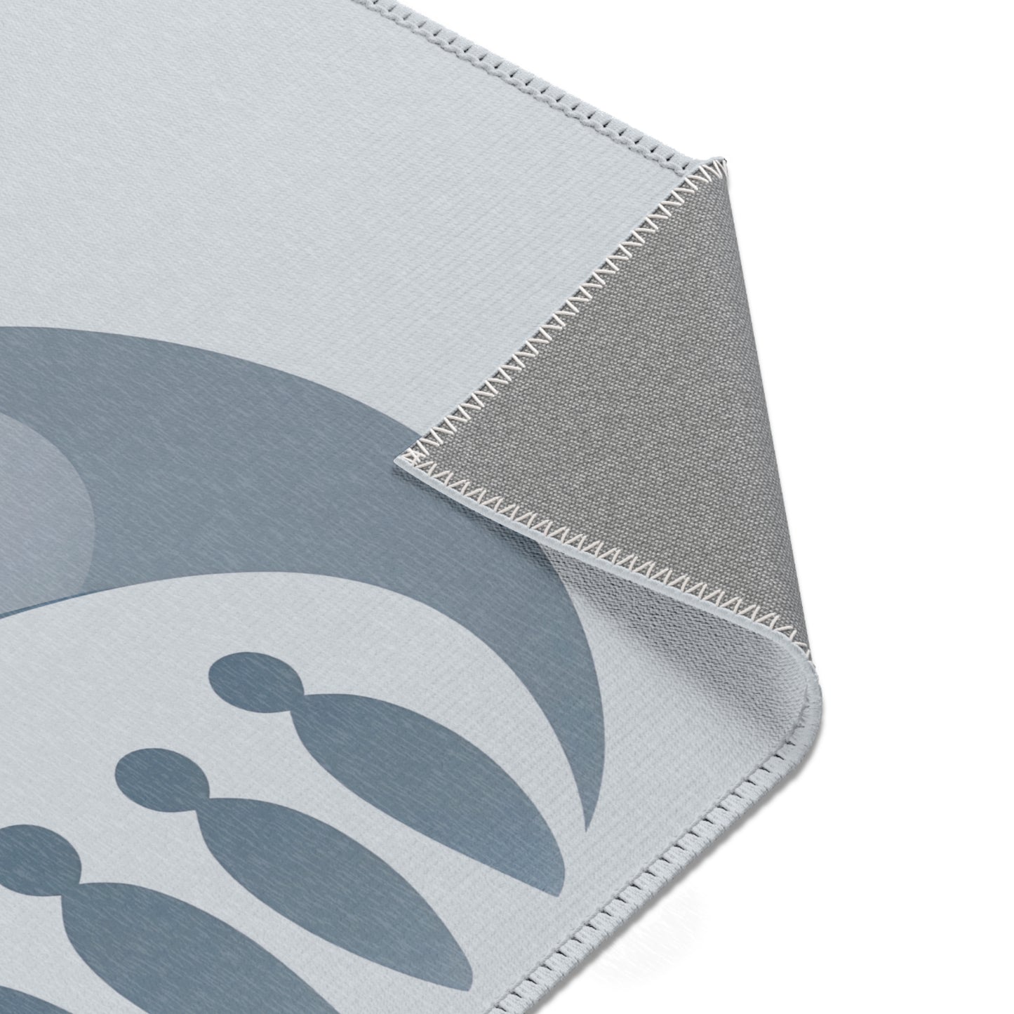 Tapis Émotionnel Monochrome – “Silence Relié” 💙