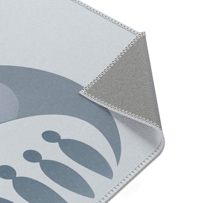 Tapis Émotionnel Monochrome – “Silence Relié” 💙