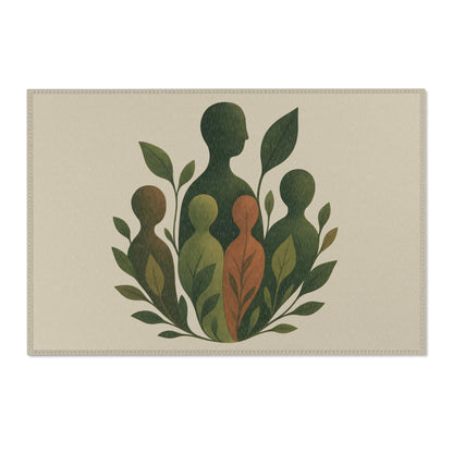 Tapis Émotionnel Botanique – “Tissage d’Âmes” 🪴