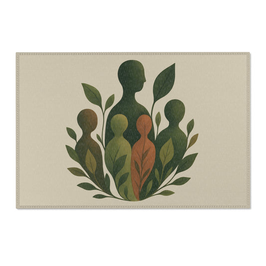 Tapis Émotionnel Botanique – “Tissage d’Âmes” 🪴