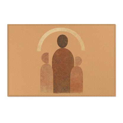 Tapis Émotionnel Vintage – “Écho Silencieux” 🪞