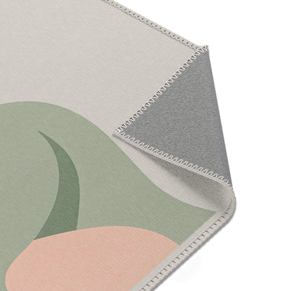 Scandinavian Rug “Echoes of Harmony” – Emotional Abstract Design for Living Room or Bedroom 