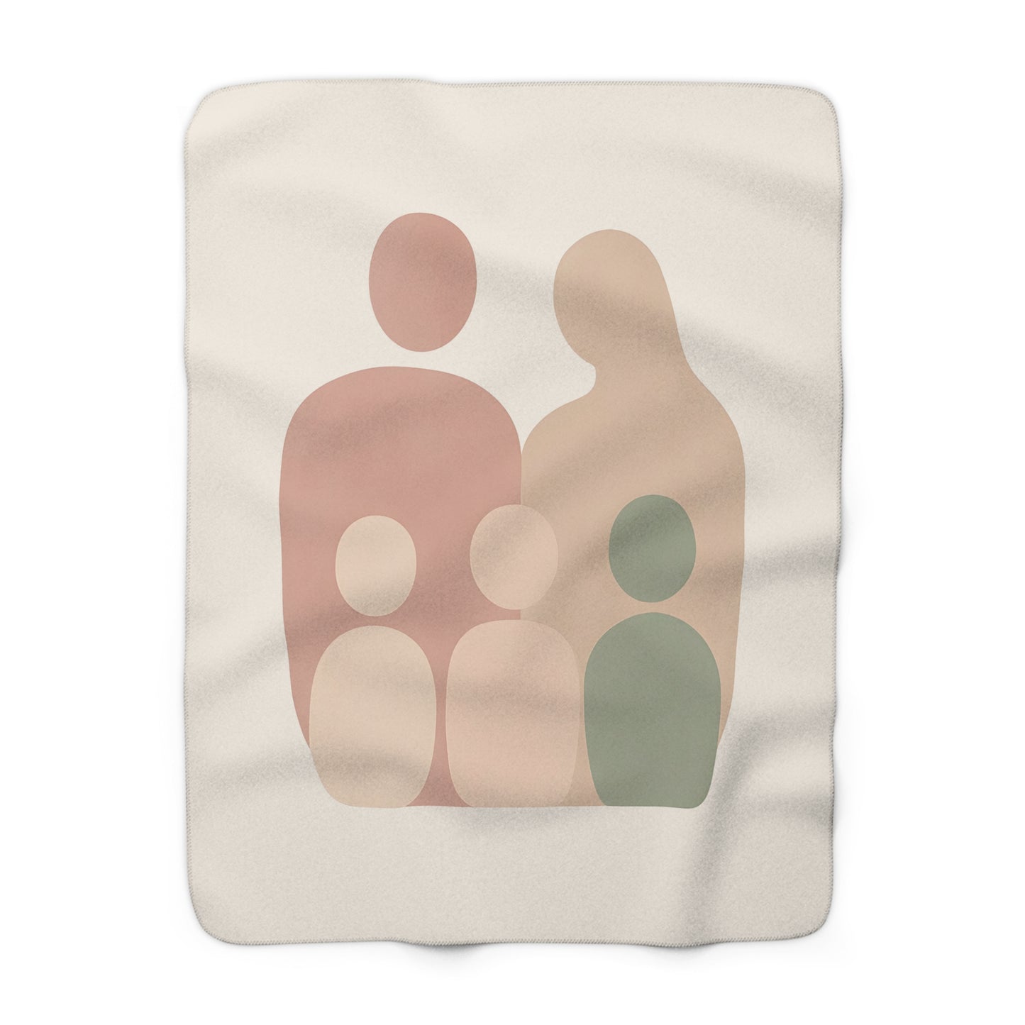 Plaid Sherpa Minimaliste – “Cocon Silencieux” 🧘‍♂️