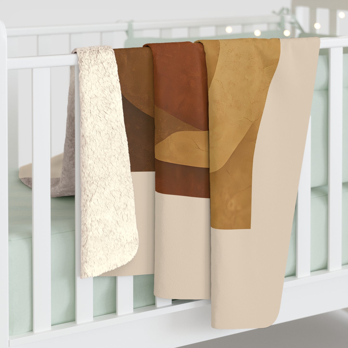 Plaid Sherpa Vintage – “Étreinte du Temps” ⏳