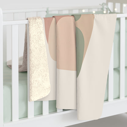 Plaid Sherpa Minimaliste – “Cocon Silencieux” 🧘‍♂️