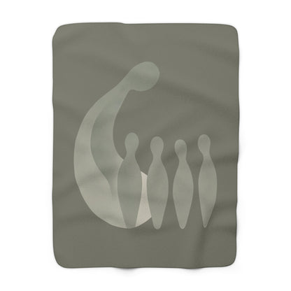 Plaid Sherpa Monochrome – “Harmonie Silencieuse” 💚