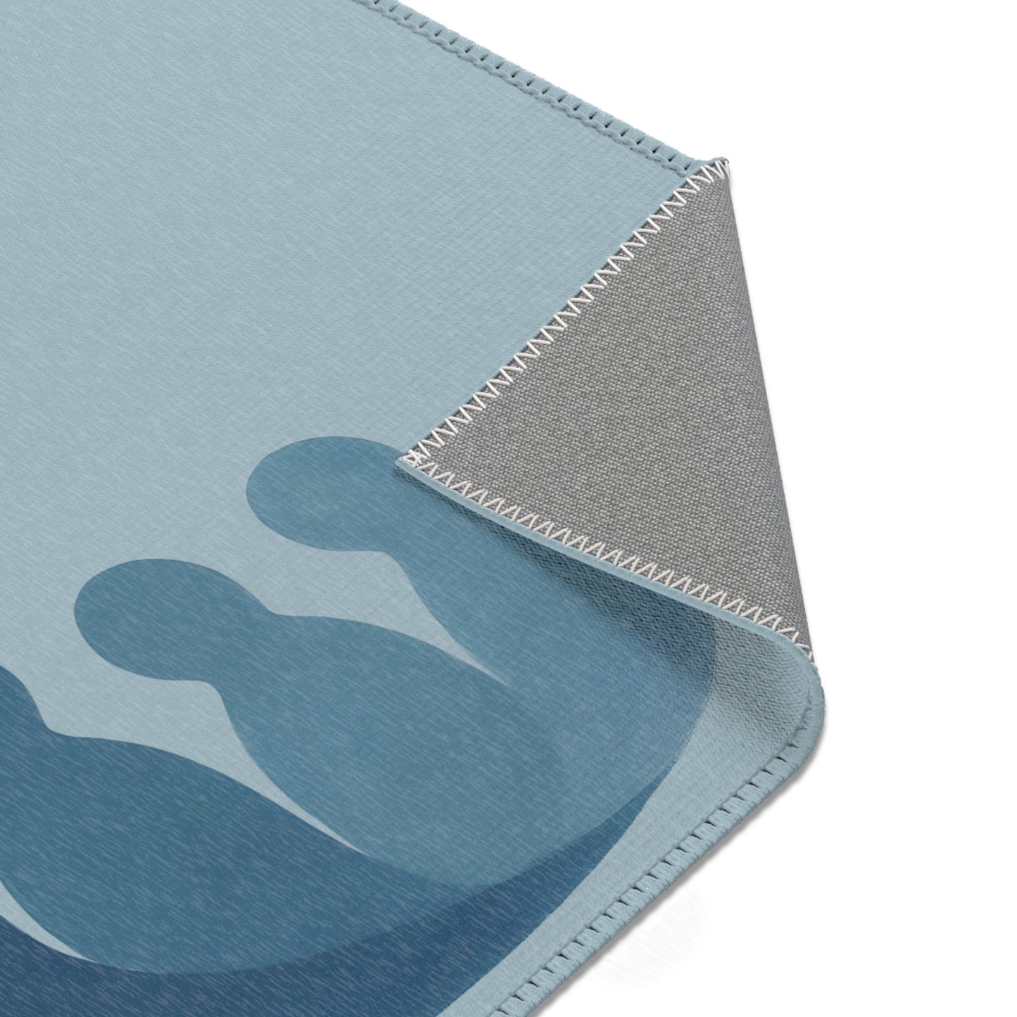 Tapis Émotionnel Monochrome – “Lien Invisible” 💙