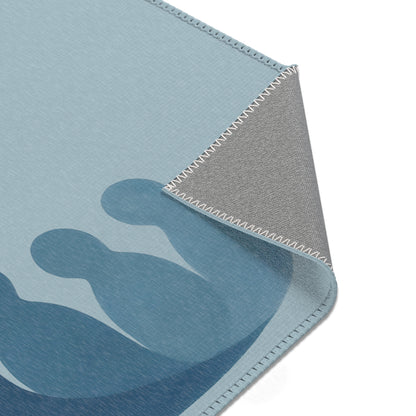 Tapis Émotionnel Monochrome – “Lien Invisible” 💙