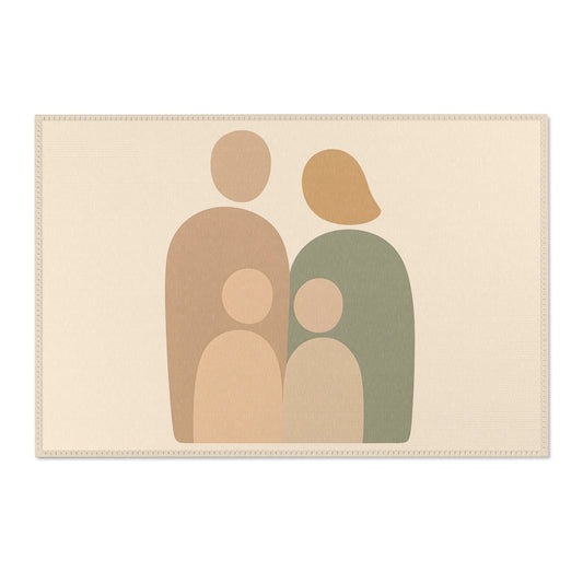 Alfombra escandinava «Nordic Harmony»: diseño abstracto y emotivo para salón o dormitorio. 