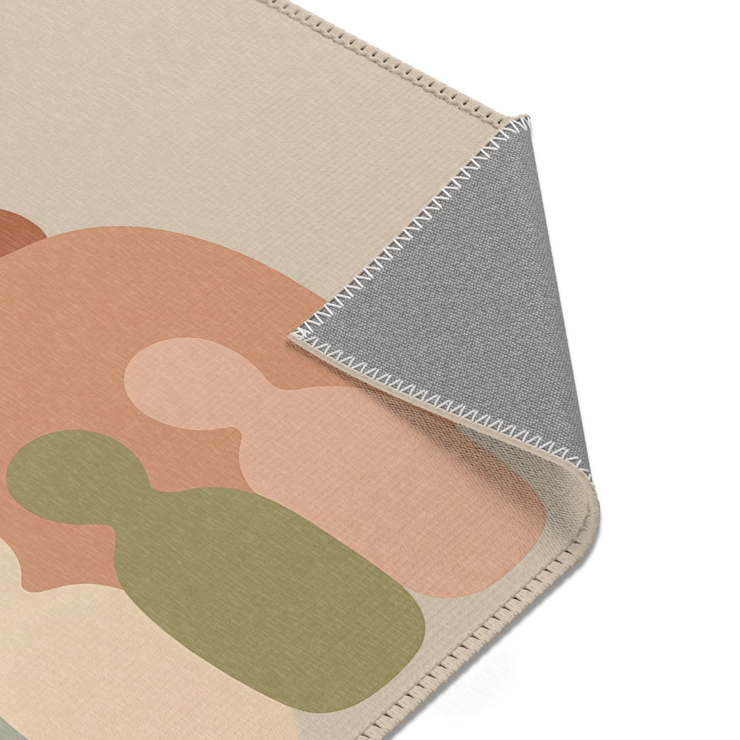 Tapis Émotionnel Minimaliste – “Étreintes Murmurées” 🤍