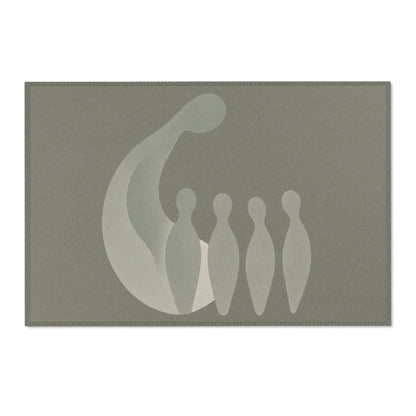 Tapis Émotionnel Monochrome – “Harmonie Silencieuse” 💚