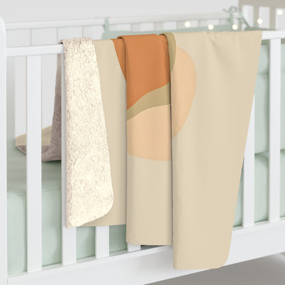 Plaid Sherpa Scandinave – “Lien Silencieux” 🧘‍♂️