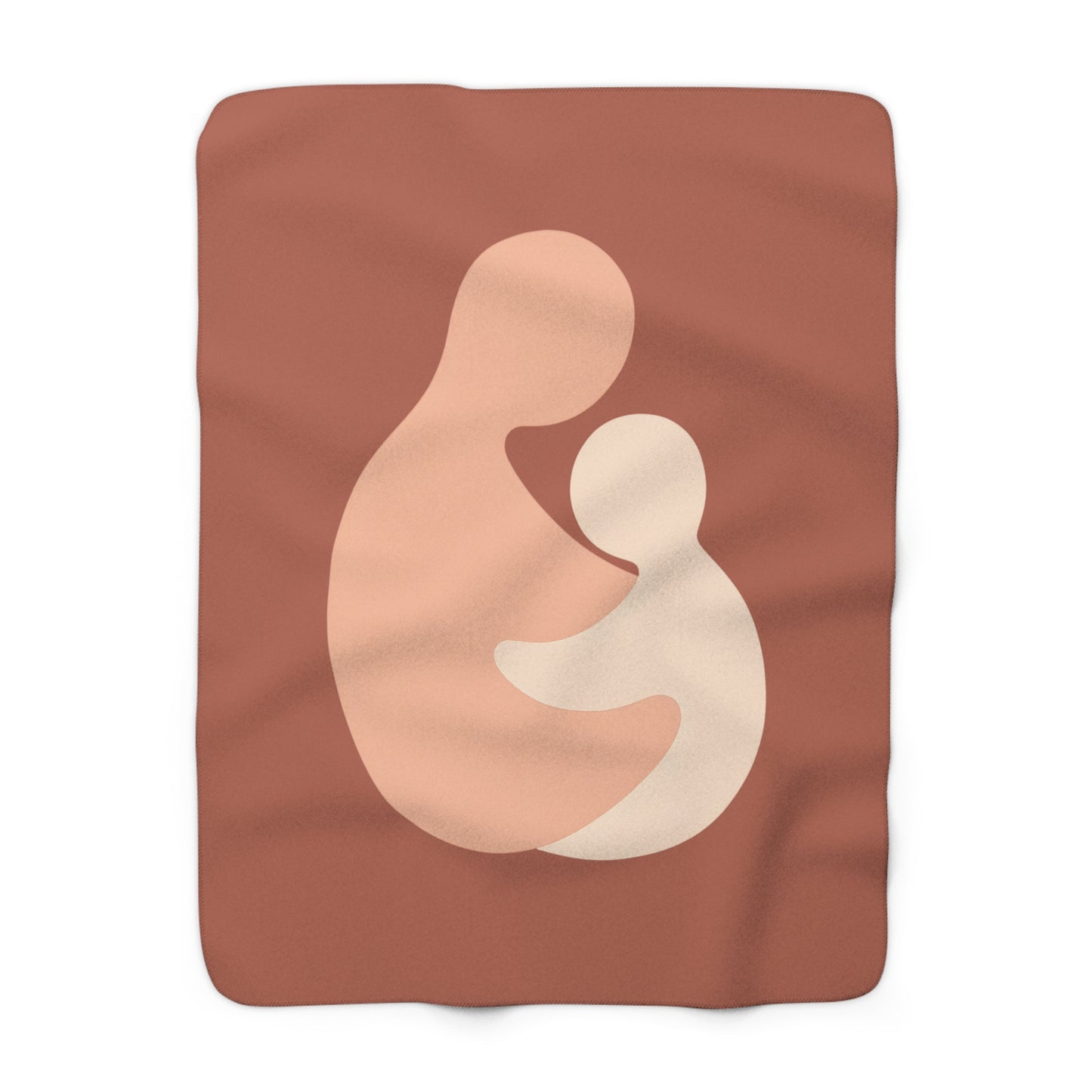 Plaid Sherpa Minimaliste – “Étreinte Douce” 🤍