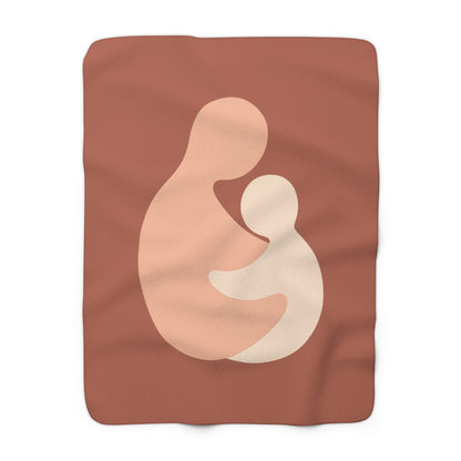 Plaid Sherpa Minimaliste – “Étreinte Douce” 🤍