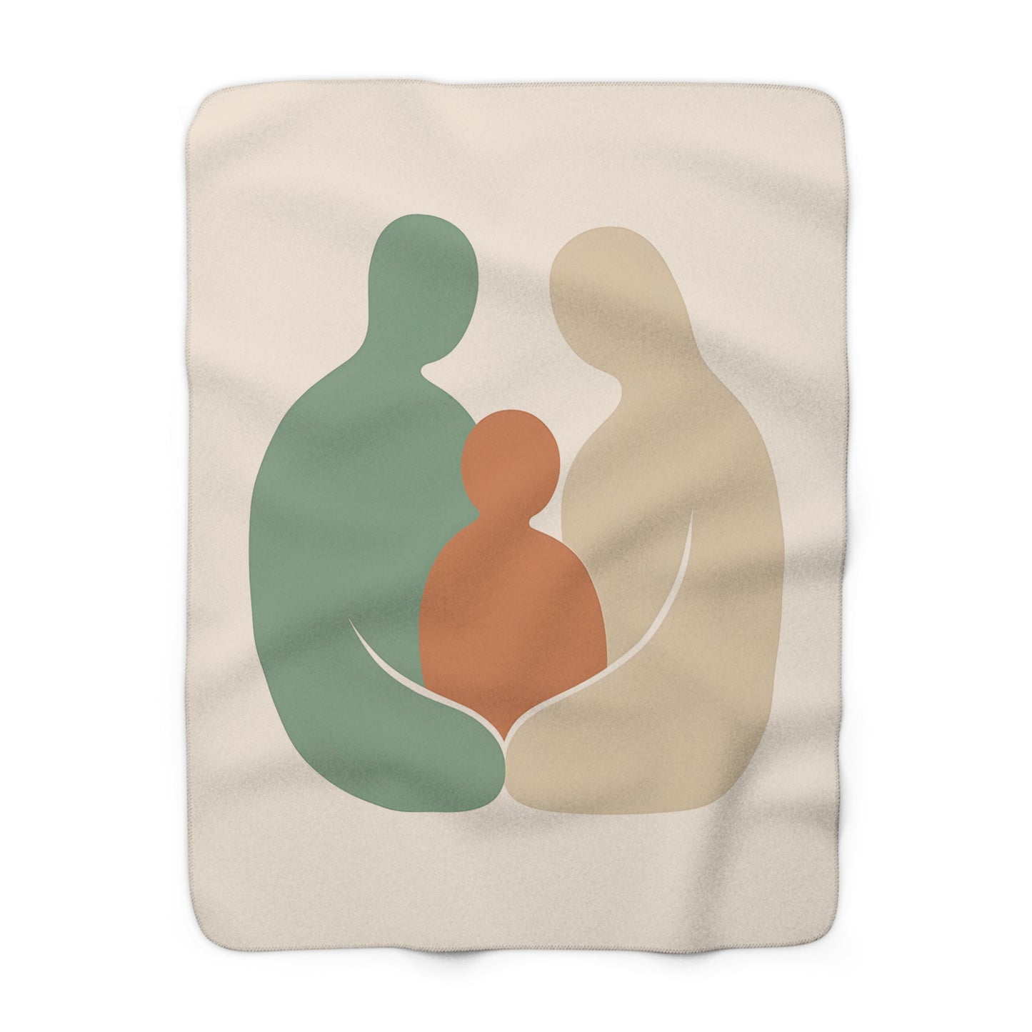 Plaid Sherpa Scandinave – “Harmonie Familiale” ⚖️