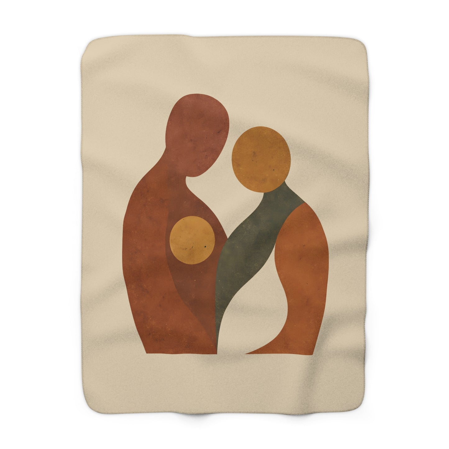 Plaid Sherpa Vintage – “L’écho du lien” 🪞