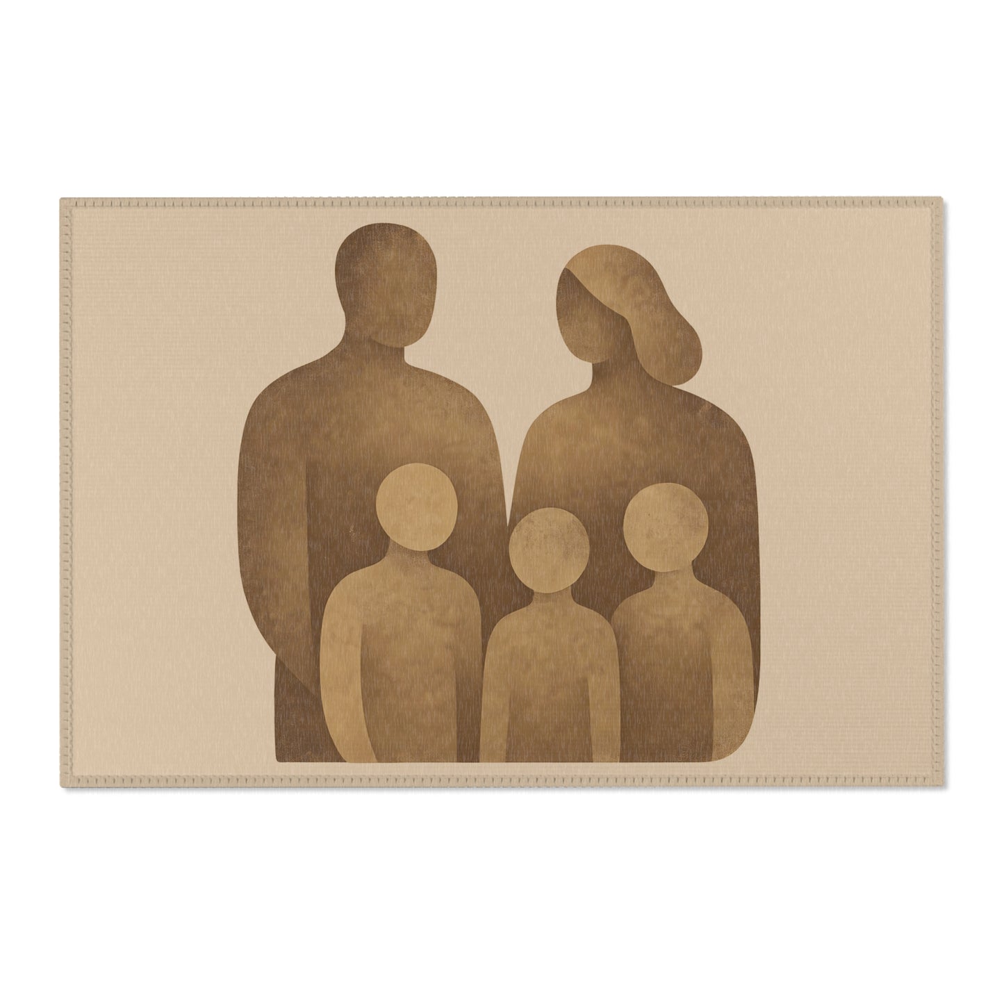 Tapis Émotionnel Vintage – “Échos d’Âmes” 🪞