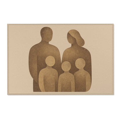 Tapis Émotionnel Vintage – “Échos d’Âmes” 🪞