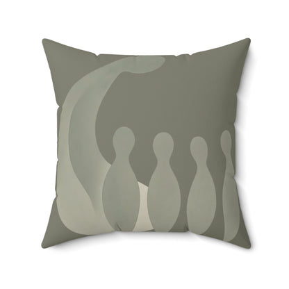 Coussin Émotionnel Monochrome – “Harmonie Silencieuse” 💚