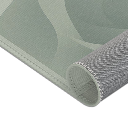 Alfombra monocromática «Intimate Momentum»: diseño abstracto y emotivo para sala de estar o dormitorio. 