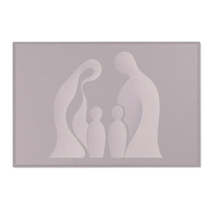 Tapis Émotionnel Monochrome – “Résonance Intime” 🩶