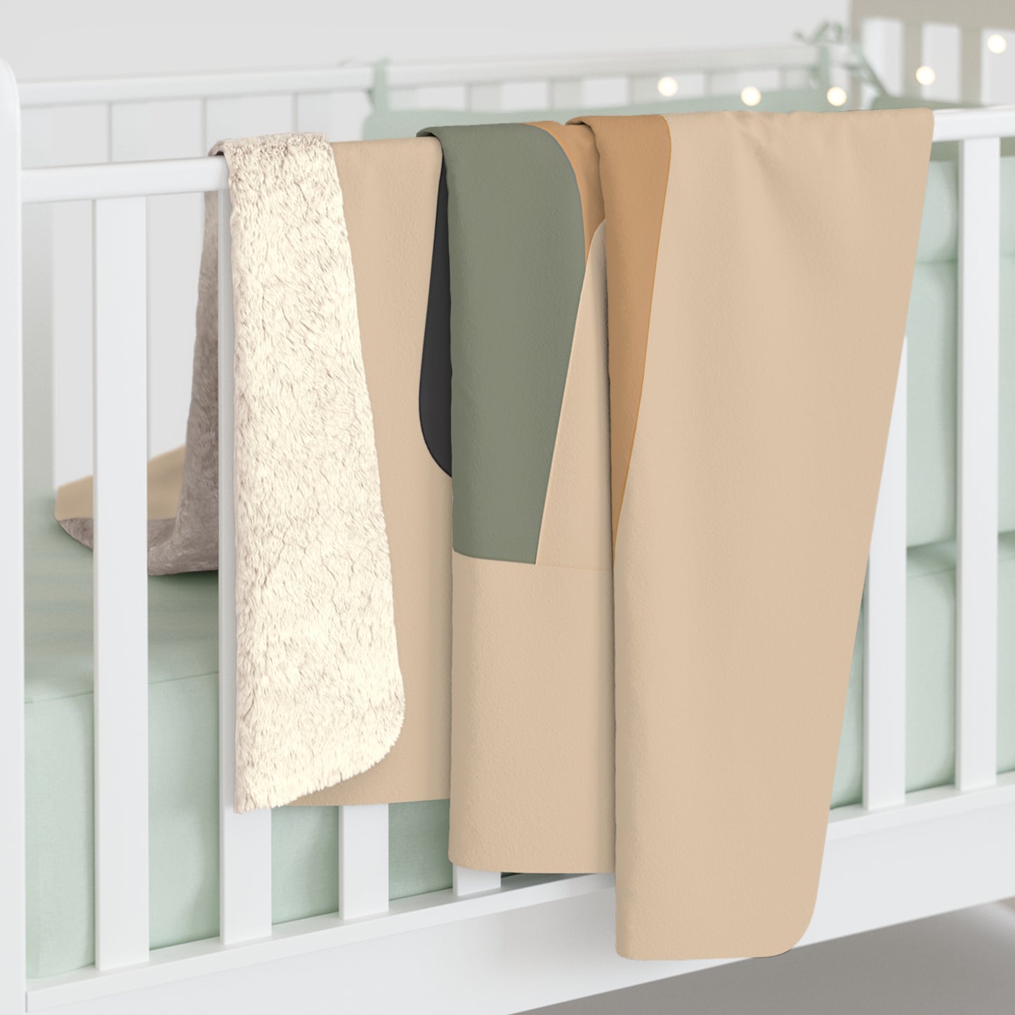 Plaid Sherpa Minimaliste – “Essence” 🕊️