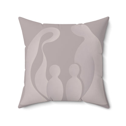 Coussin Émotionnel Monochrome – “Résonance Intime” 🩶
