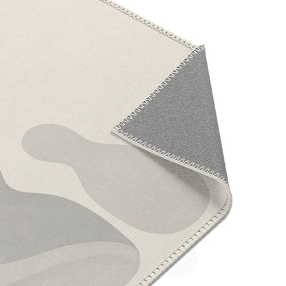 Tapis Émotionnel Monochrome – “Présence Sereine” 🤍