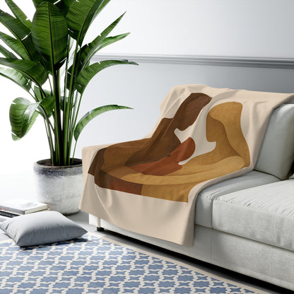 Plaid Sherpa Vintage – “Étreinte du Temps” ⏳