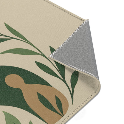 Tapis Émotionnel Botanique – “Lianes Invisibles” 🪴