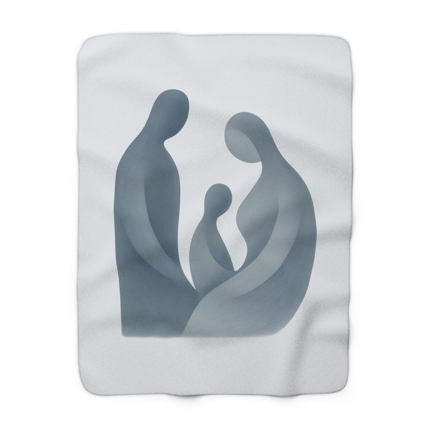 Plaid Sherpa Monochrome – “Présence Silencieuse” 💙