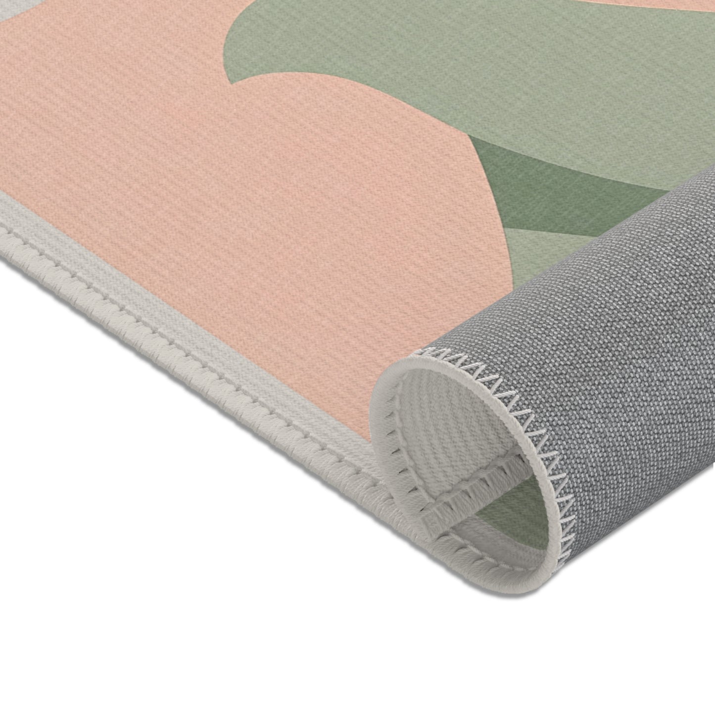 Scandinavian Rug “Echoes of Harmony” – Emotional Abstract Design for Living Room or Bedroom 