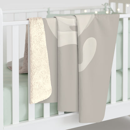 Plaid Sherpa Monochrome – “Âmes liées” 🤍