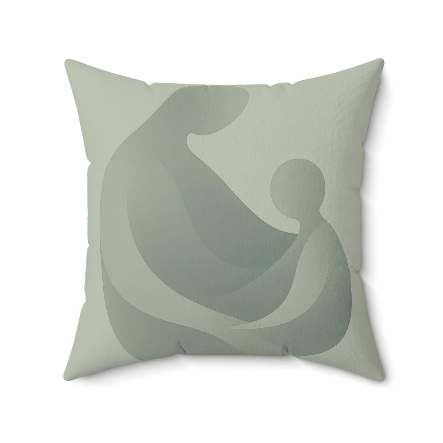Coussin Émotionnel Monochrome – “Élan Intime” 💚