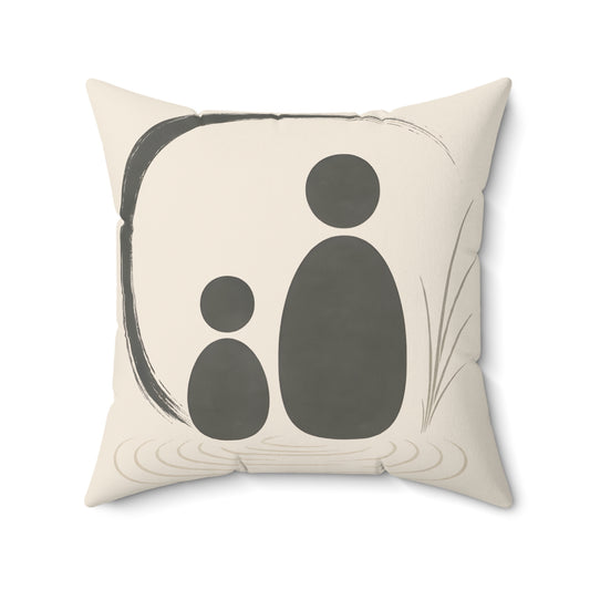 Coussin Émotionnel Japonais – “Iki no Kizuna” (息の絆) 🧘