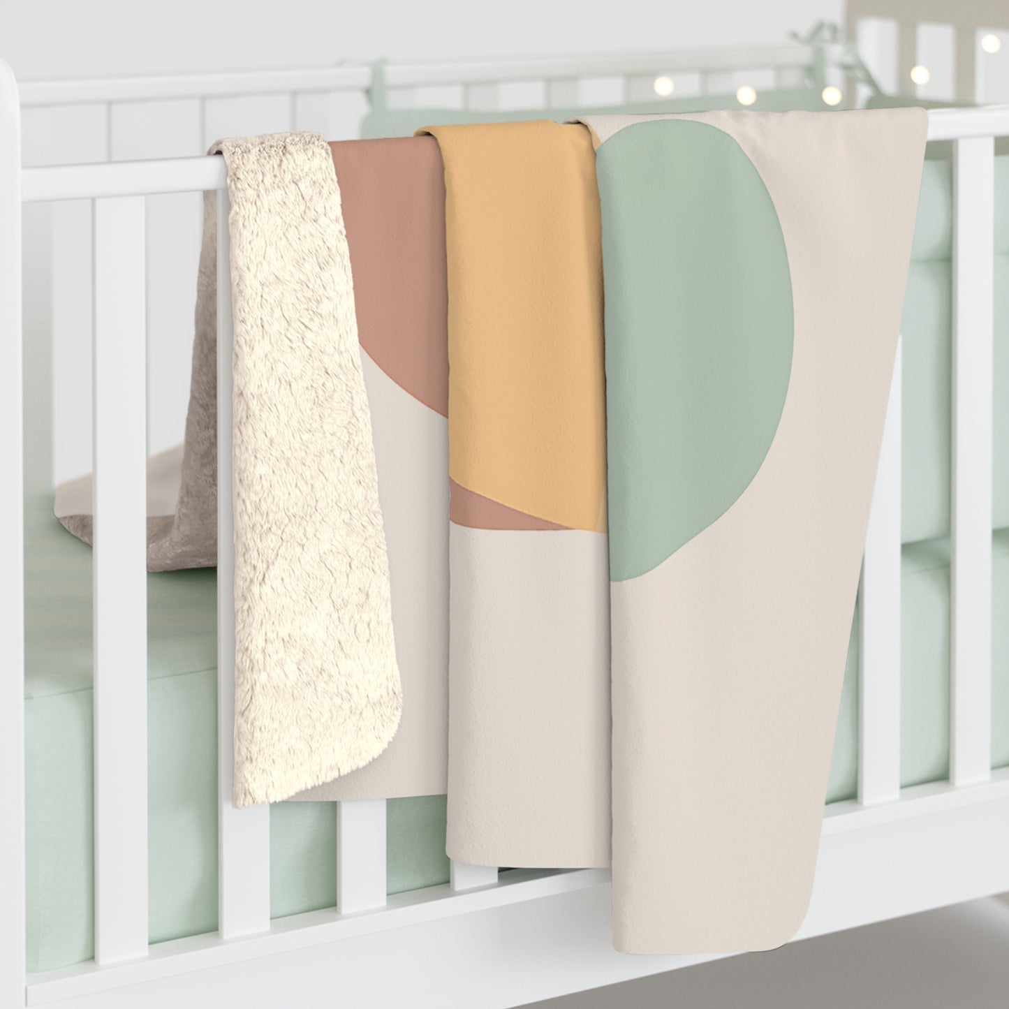 Plaid Sherpa Minimaliste – “Essence” 🌟