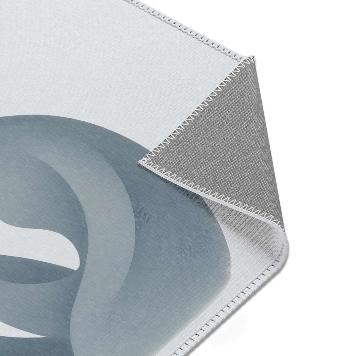 Tapis Émotionnel Monochrome – “Présence Silencieuse” 💙