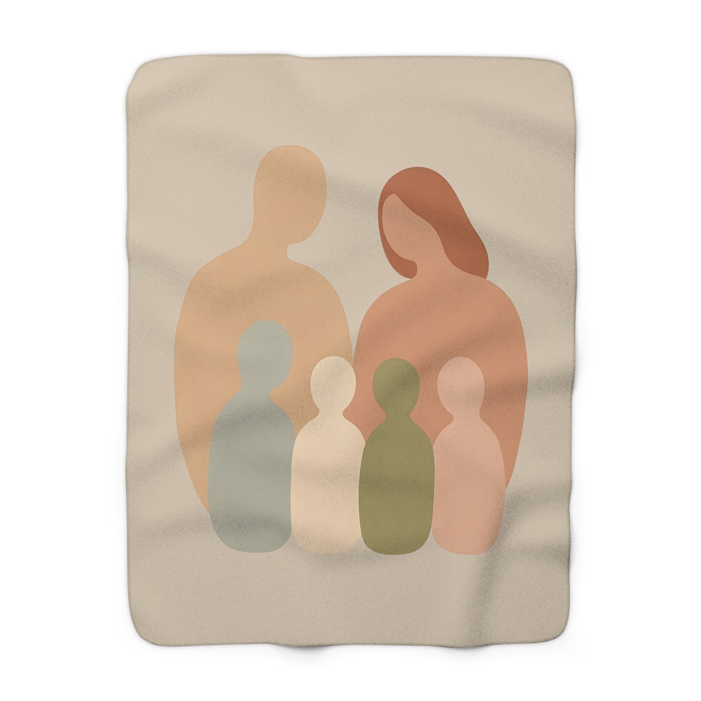 Plaid Sherpa Minimaliste – “Étreintes Murmurées” 🤍