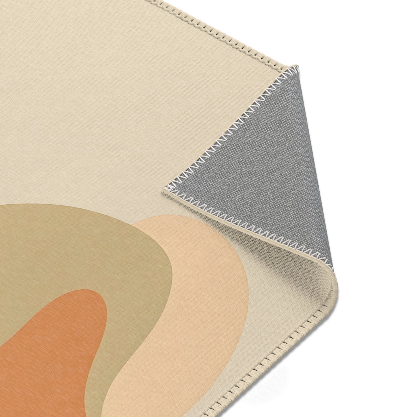 Alfombra escandinava «Silent Link»: diseño abstracto y emotivo para salón o dormitorio. 